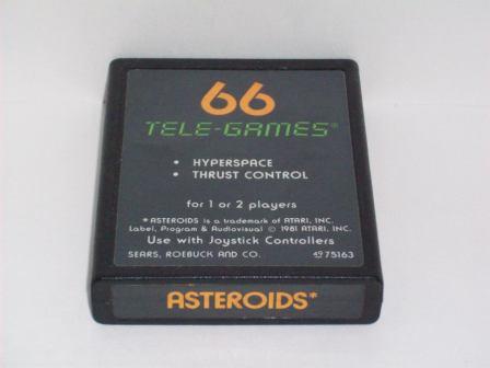 Asteroids (Sears text label) - Atari 2600 Game